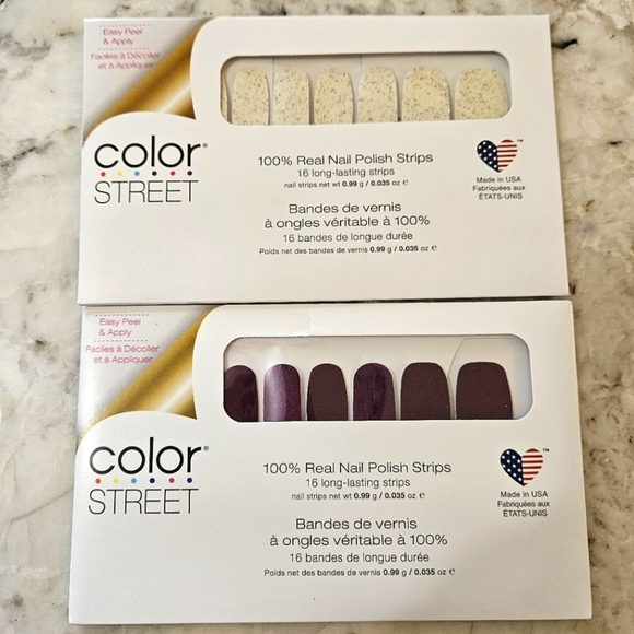 Color Street Other - Color Street Nail Polish Strips Bundle - Glittersweet & New York Minute